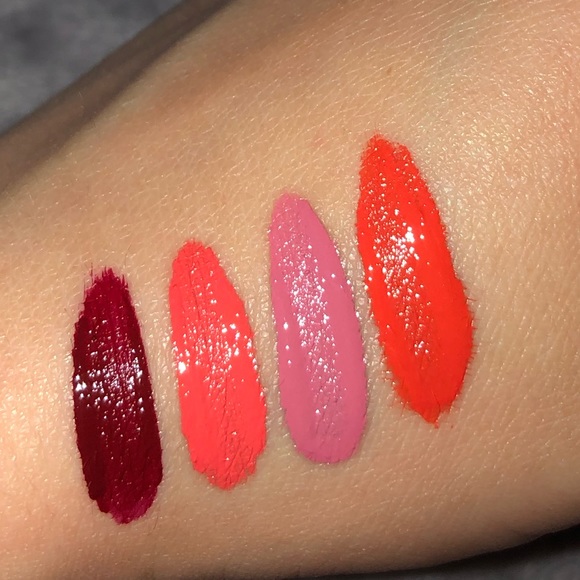 9 lipsticks/ NYX Liquid Suede cream/ Sephora Plump Lip Gloss/ L’Oréal, Clarins - Picture 6 of 14